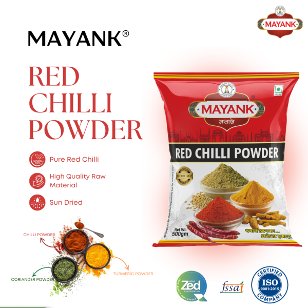 Mayank Mirch Powder 500gm – Pure Spice, Bold Flavor 🌶️ - Image 3